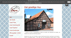 Desktop Screenshot of dat-gesellige-hus.de
